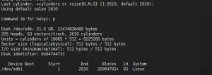 linux 磁盘分区